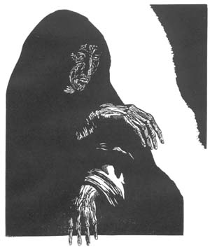 Woodcut Titled - Matriarch